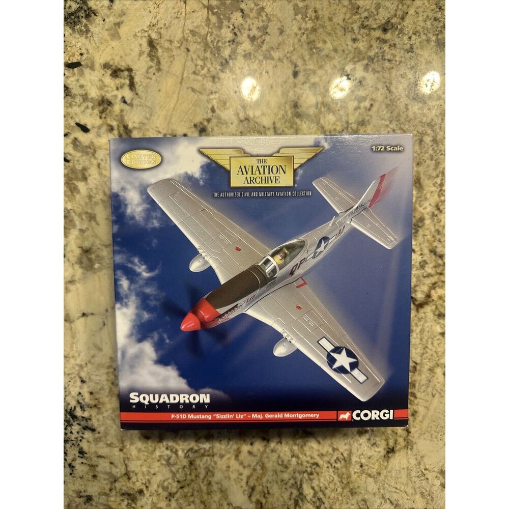 CORGI DIECAST 1:72 SCALE AVIATION ARCHIVE LIMITED ED. " P-51D MUSTANG " US32227